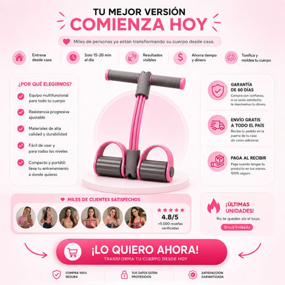 MotionFlex™ | Banda de Resistencia con Pedal